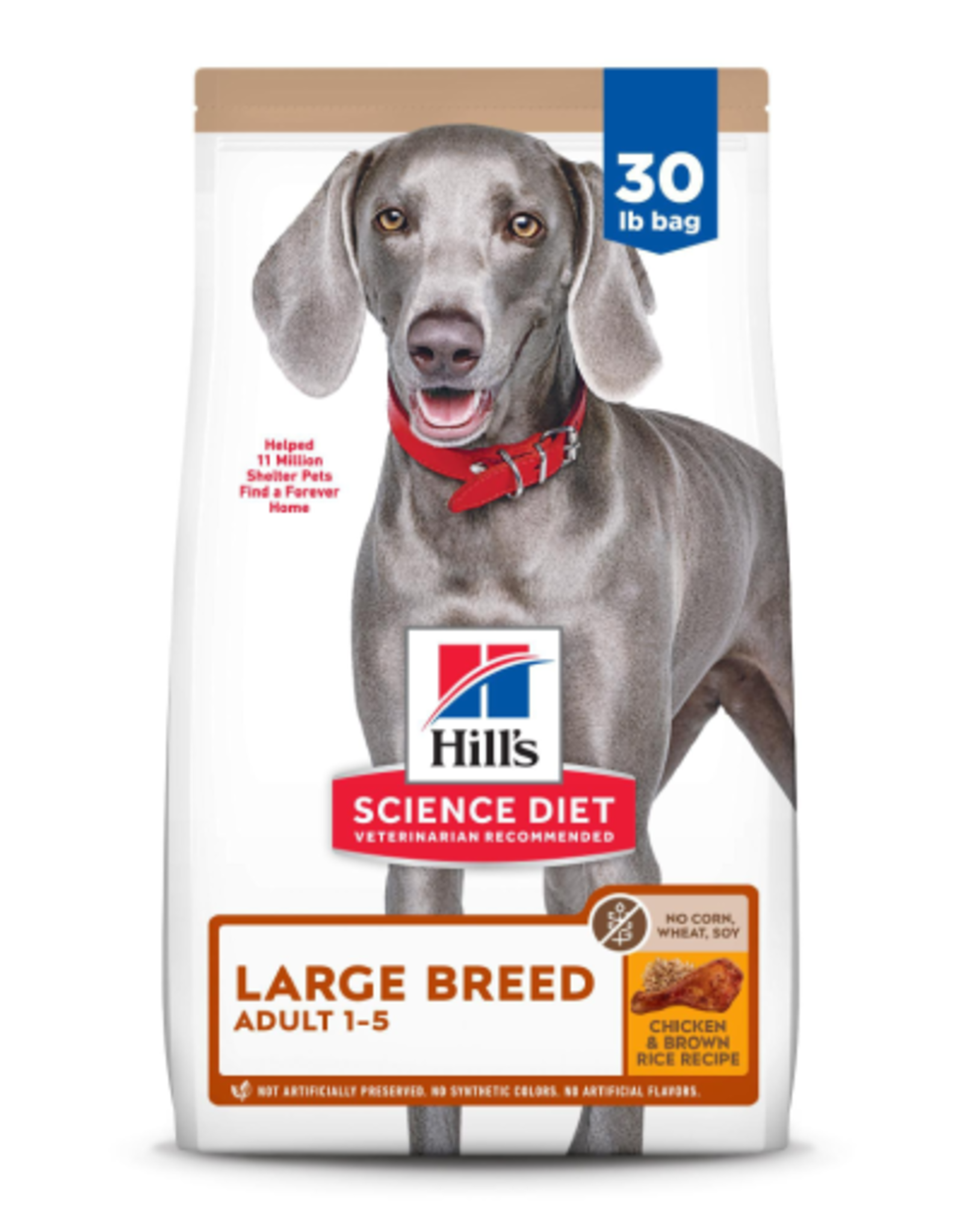Hill's Science Diet Hill's Science Diet Dog Adult Large Breed NO CORN, WHEAT, OR SOY 30 lbs