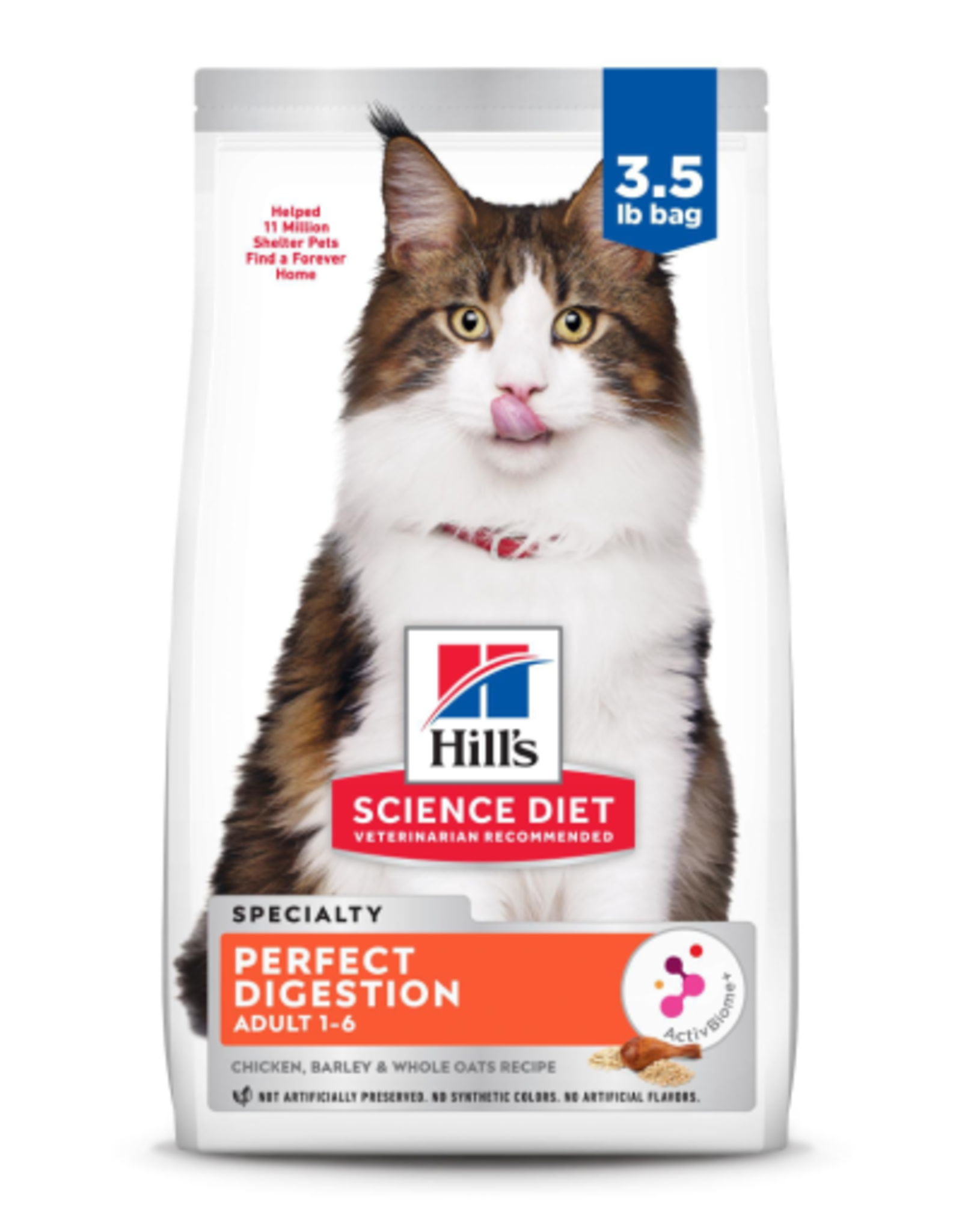 Hill's Science Diet Hill's Science Diet Cat Adult Perfect Digestion Chicken 3.5 lbs