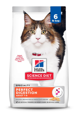 Hill's Science Diet Hill's Science Diet Cat Adult Perfect Digestion Salmon 6 lbs