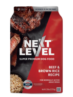 Next Level NEXT LEVEL DOG BEEF & BROWN RICE 4 LB