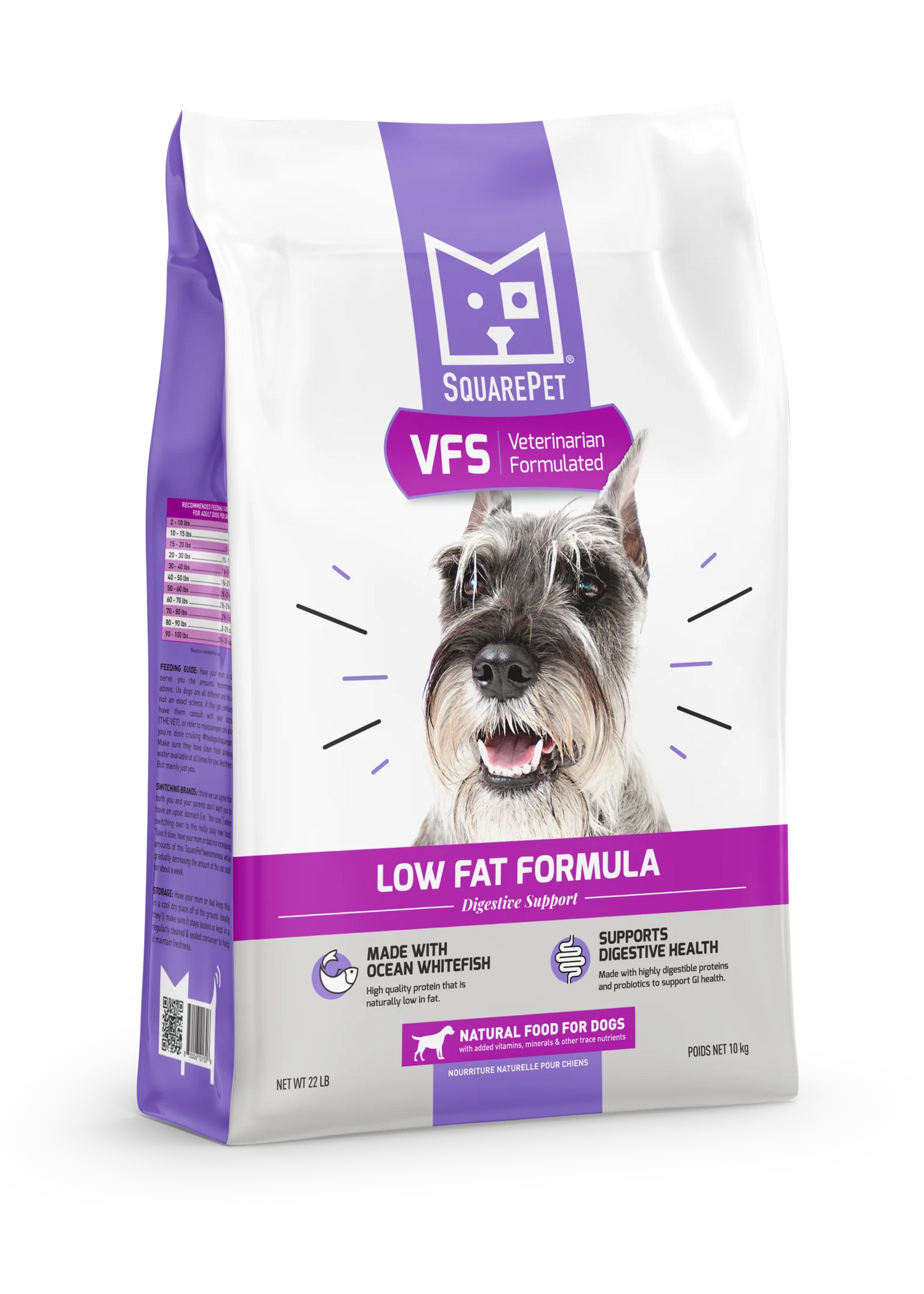 SquarePet SquarePet VFS Dog Low Fat Formula 22 lb