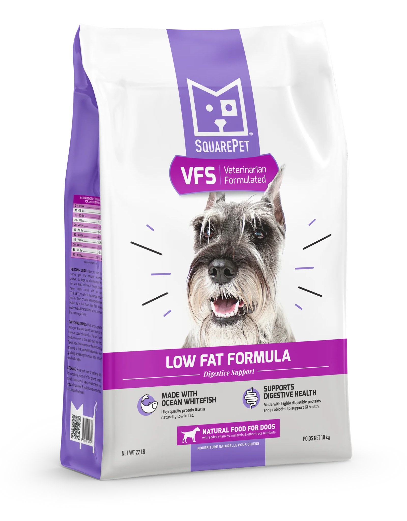 SquarePet SquarePet VFS Dog Low Fat Formula 4.4 lb