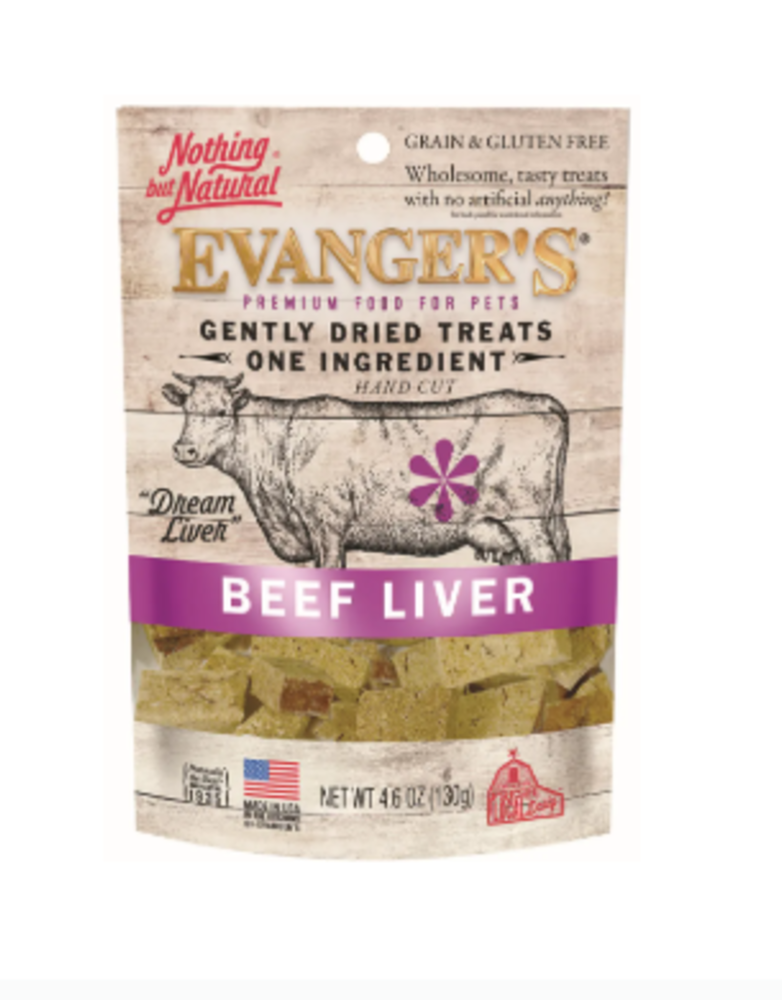 EVANGER'S Evanger's Gently Dried Beef Liver Treats 4.6 oz