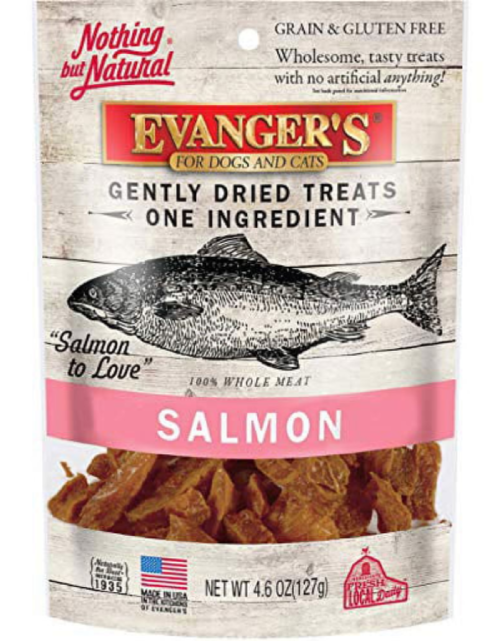 EVANGER'S Evanger's Gently Dried Salmon Treats 4.6 oz