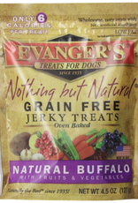 EVANGER'S Evanger's Nothing But Natural Buffalo Jerky Treats 4.5 OZ
