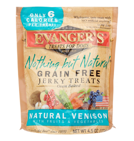 EVANGER'S Evanger's Nothing But Natural Venison Jerky Treats 4.5 OZ