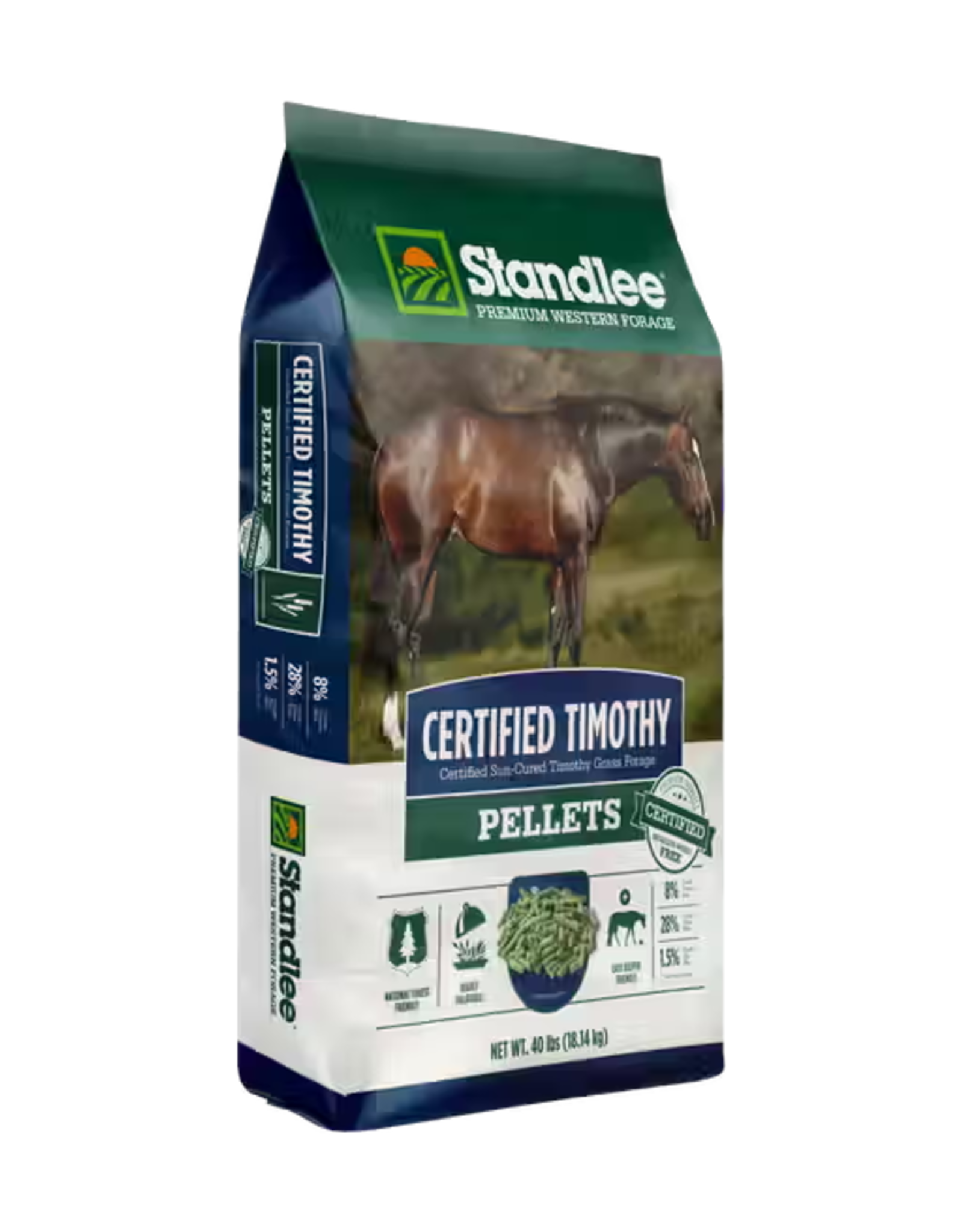 Standlee Standlee Certified Timothy Grass Pellets - 40 lb