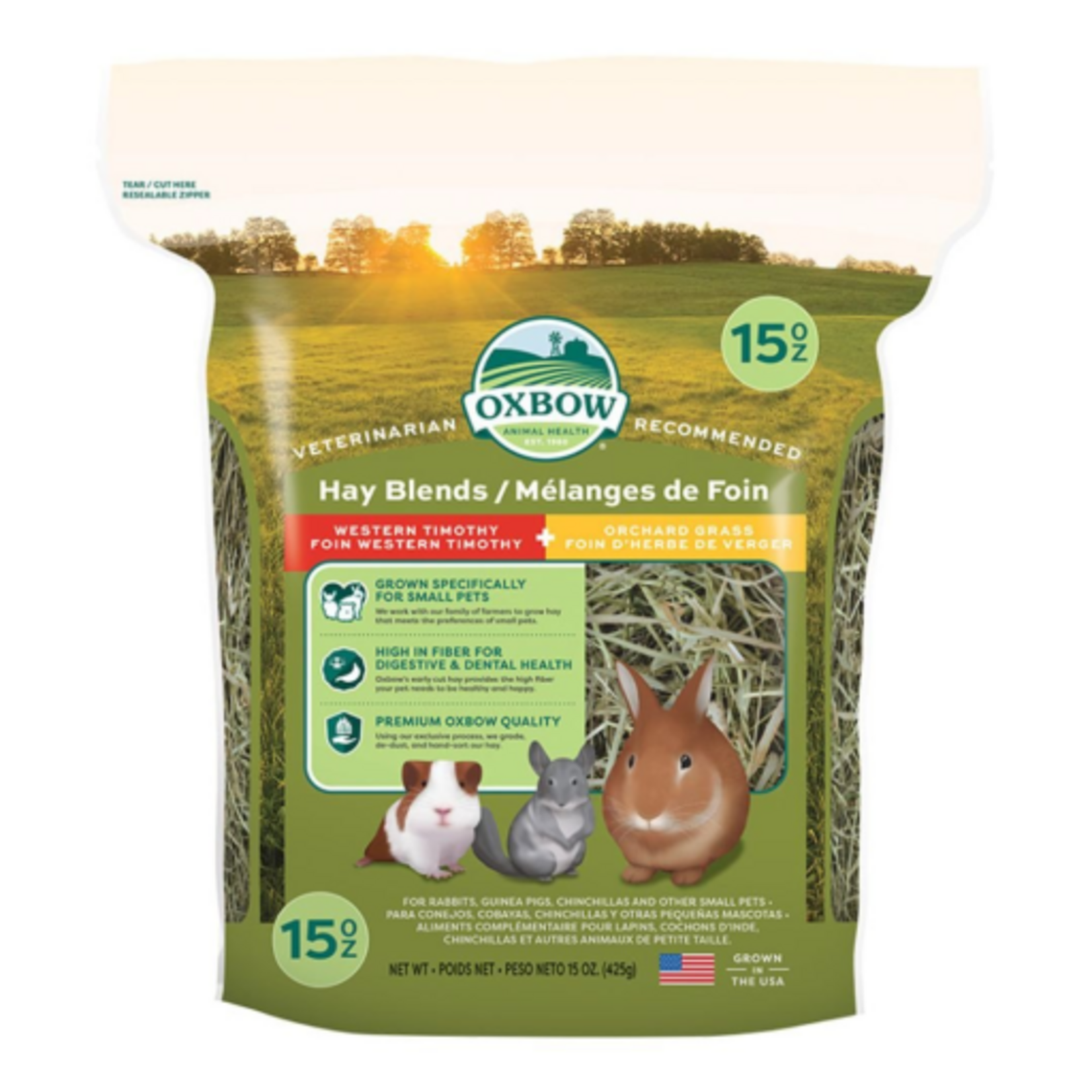 Oxbow Oxbow Hay Blends - Western Timothy & Orchard - 15 oz.