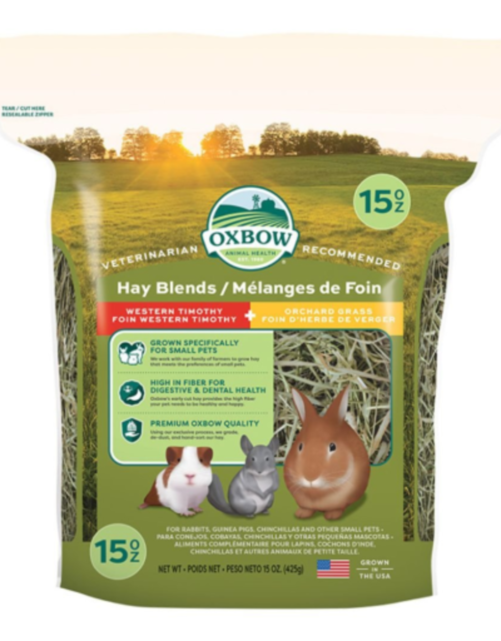 Oxbow Oxbow Hay Blends - Western Timothy & Orchard - 15 oz.
