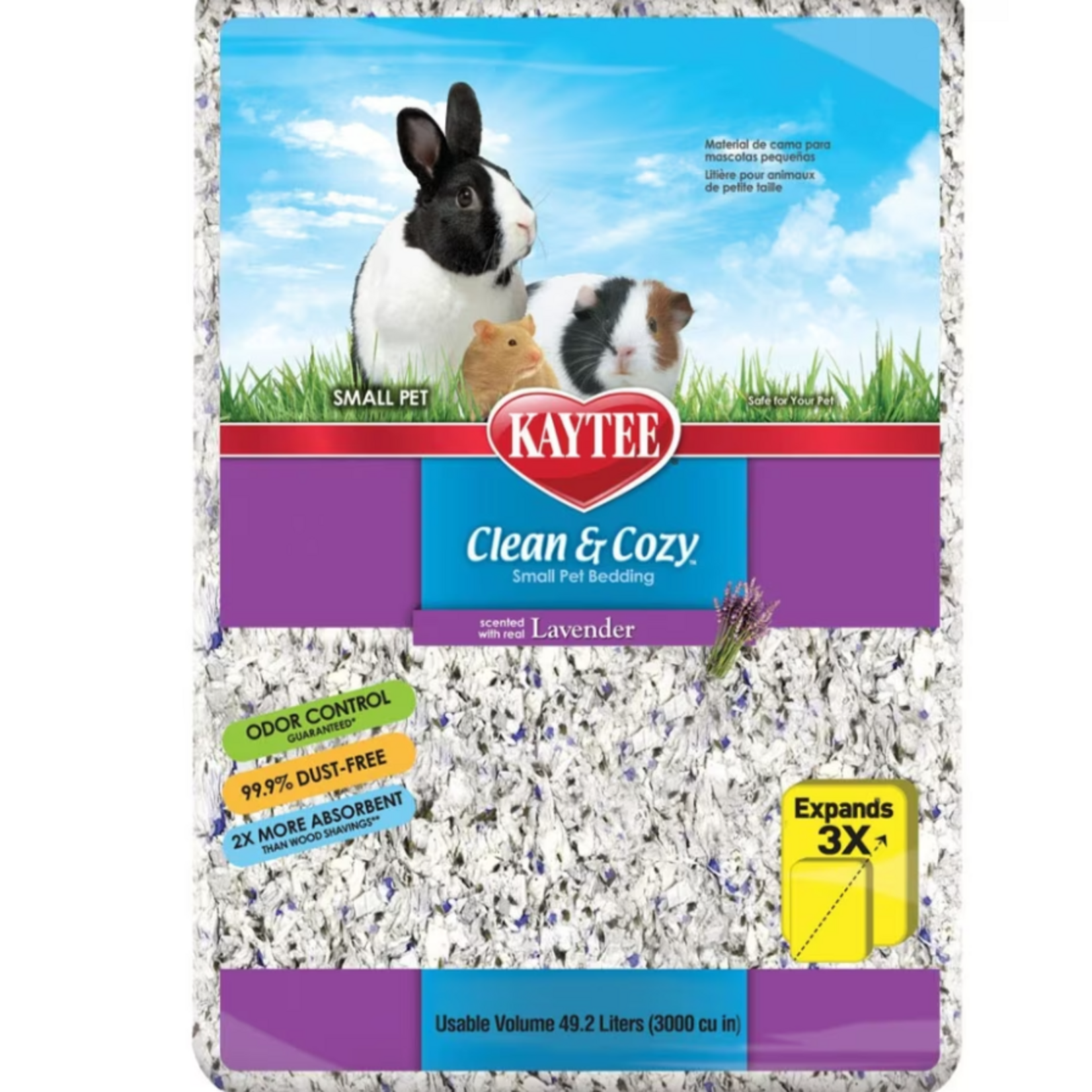 Kaytee Kaytee Clean & Cozy Lavender Pet Bedding 49.2 Liters