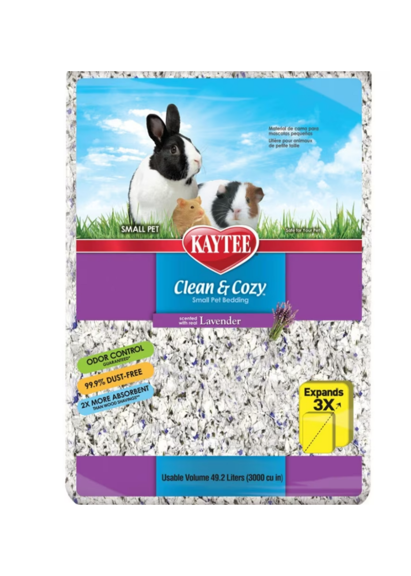 Kaytee Kaytee Clean & Cozy Lavender Pet Bedding 49.2 Liters