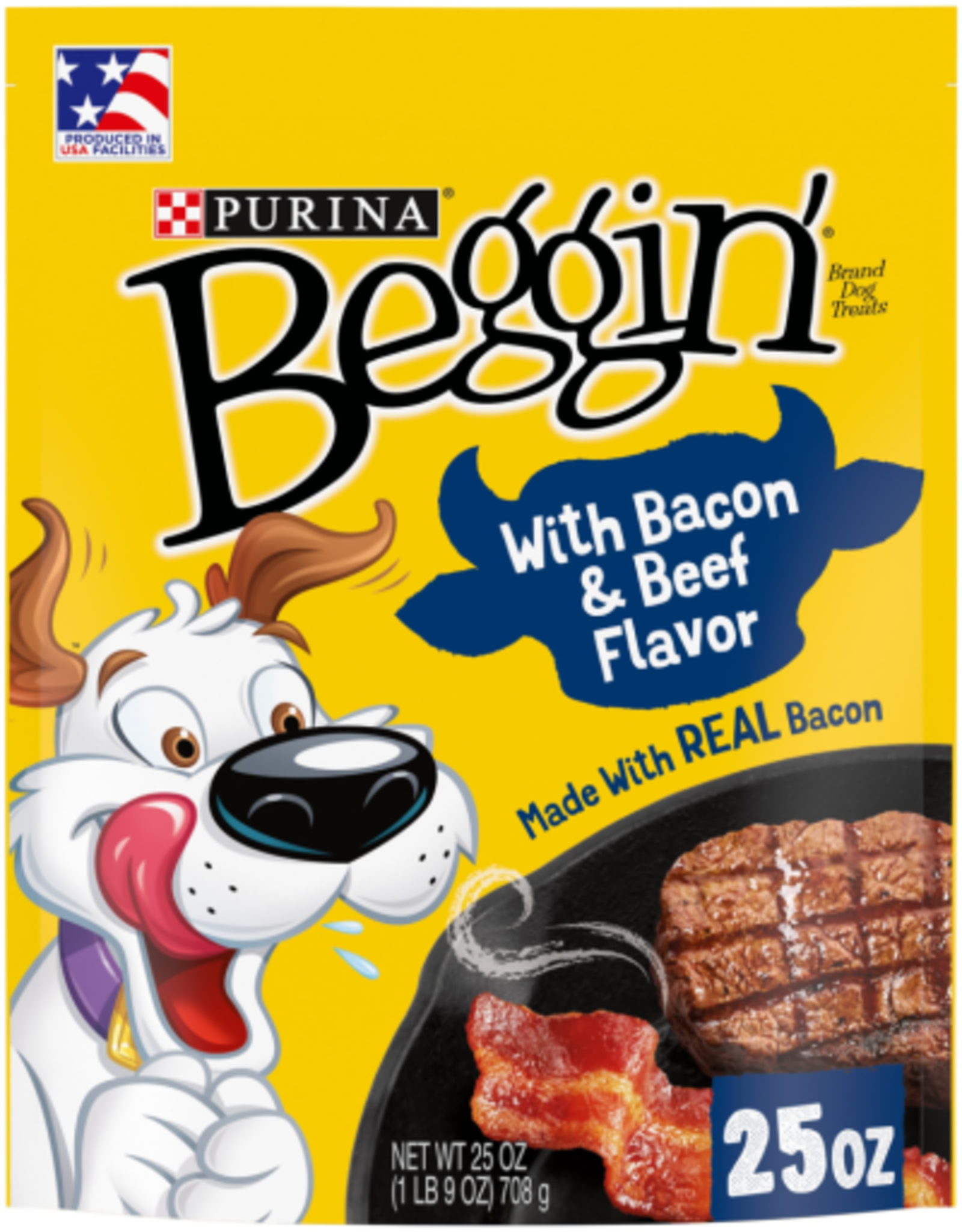 Nestle Purina Purina Beggin' Strips Dog Treats Bacon & Beef 25 oz