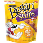 Nestle Purina Purina Beggin' Strips Dog Treats Bacon & Cheese 25 oz