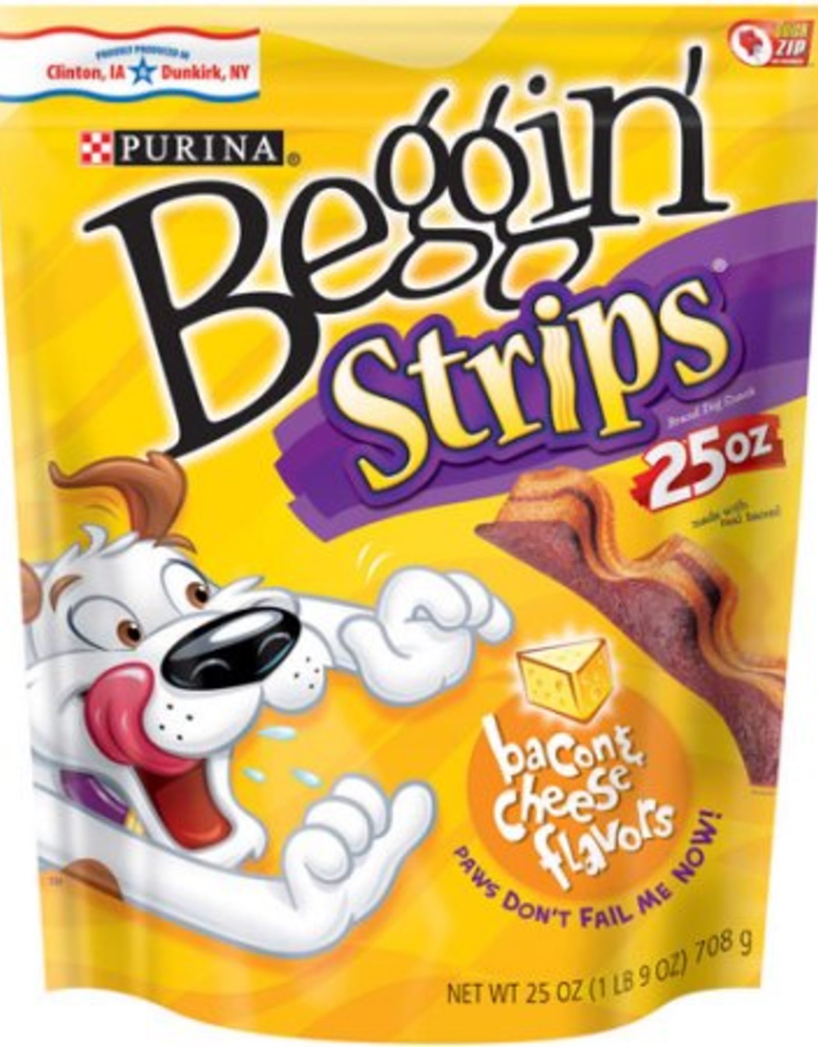 Nestle Purina Purina Beggin' Strips Dog Treats Bacon & Cheese 25 oz