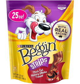 Nestle Purina Purina Beggin' Strips Dog Treats Thick Cut Hickory 25 oz