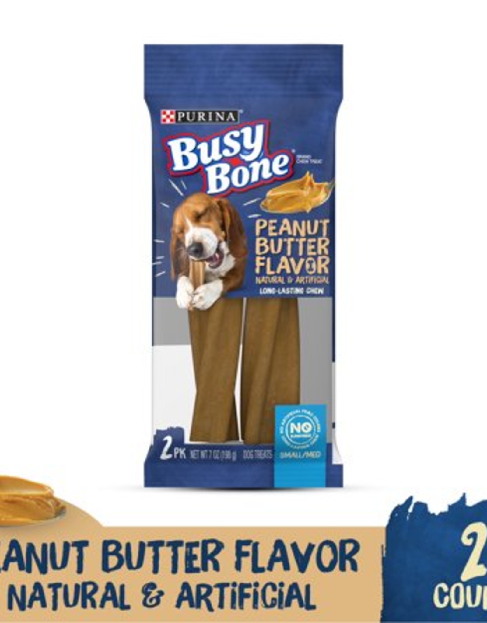 Nestle Purina Purina Busy Bone Small & Medium Peanut Butter Dog Treats 7 oz