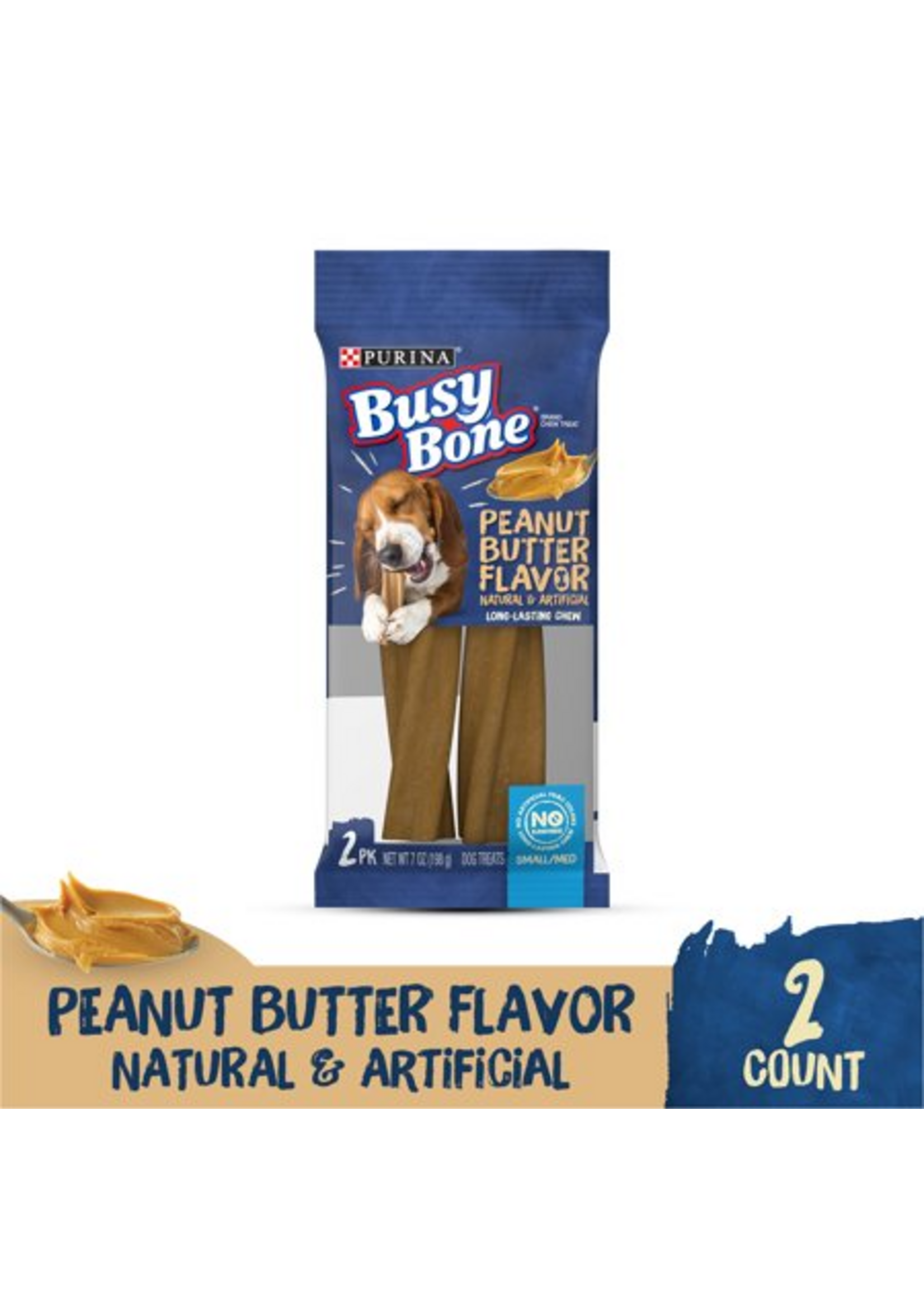 Nestle Purina Purina Busy Bone Small & Medium Peanut Butter Dog Treats 7 oz