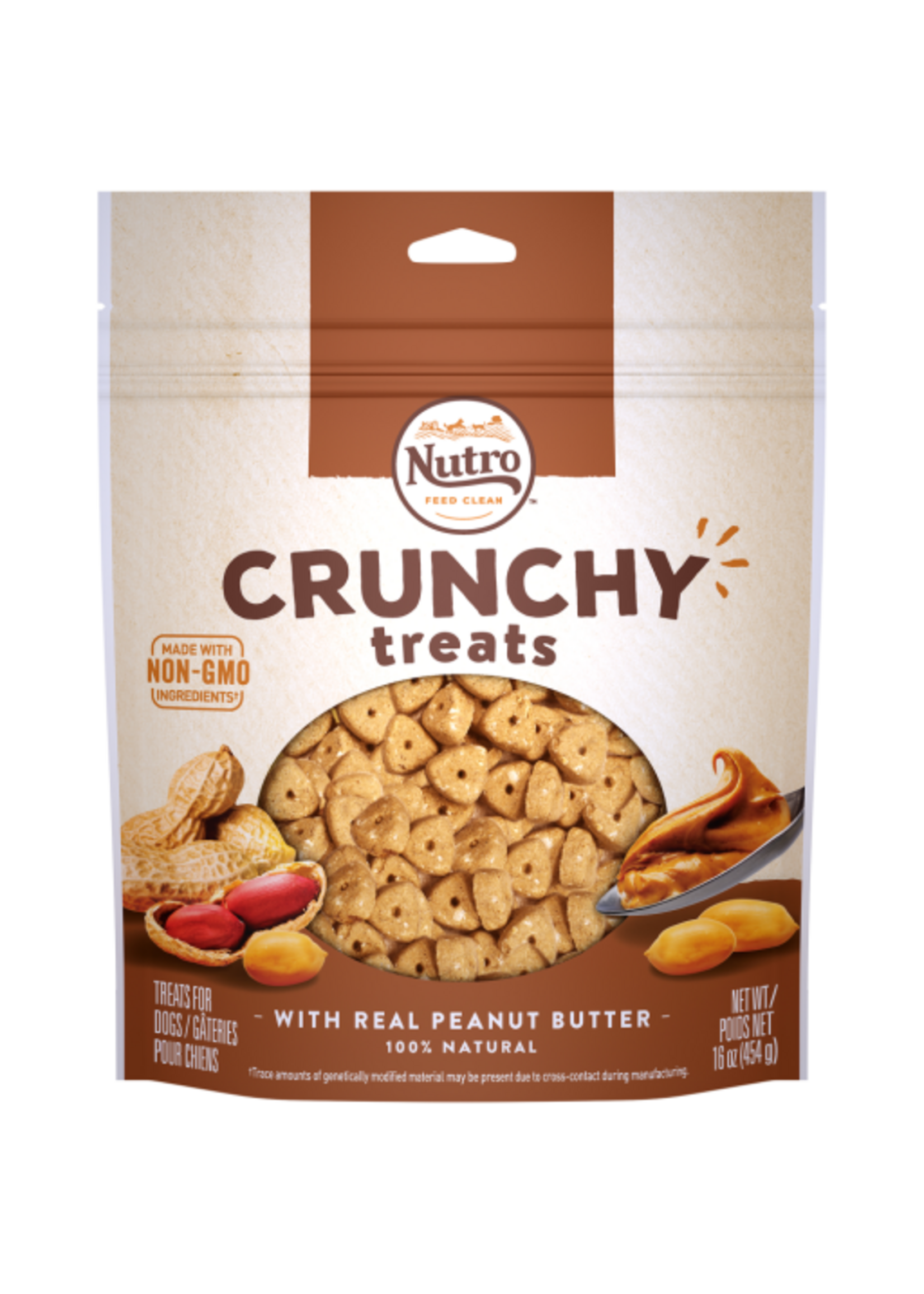 Nutro Nutro Crunchy Dog Treats Peanut Butter 16 Oz.