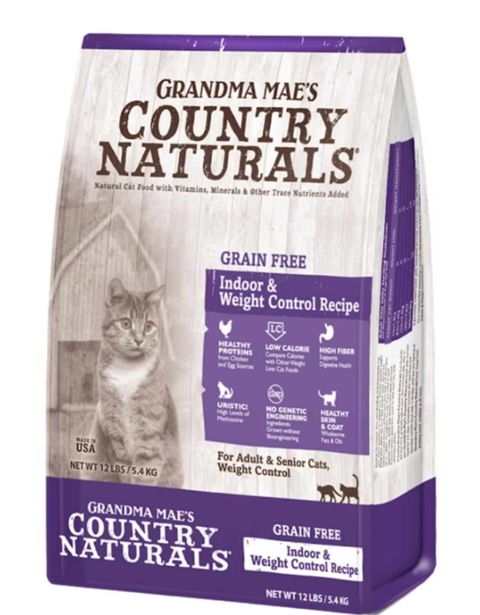 Grandma Mae's Grandma Mae's Country Naturals Grain Free Weight Control/Hairball Dry Cat Food - 12 lb