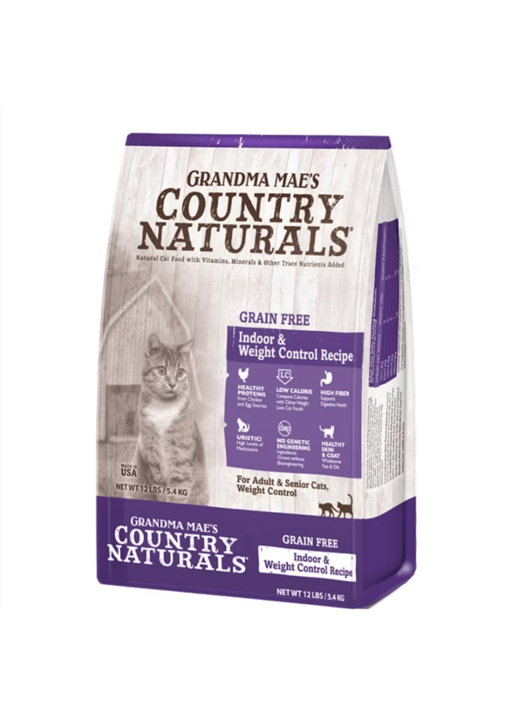 Grandma Mae's Grandma Mae's Country Naturals Grain Free Weight Control/Hairball Dry Cat Food - 12 lb