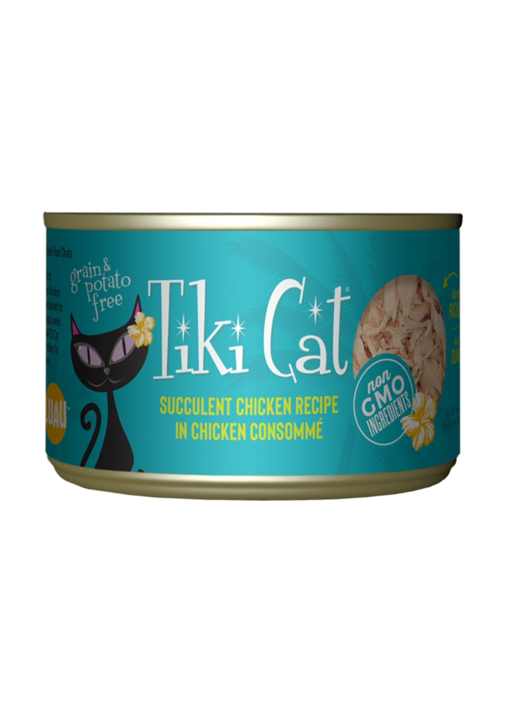 Tiki Cat Tiki Cat Puka Puka Luau Chicken Wet Cat Food 6 oz. Cans Case of 8