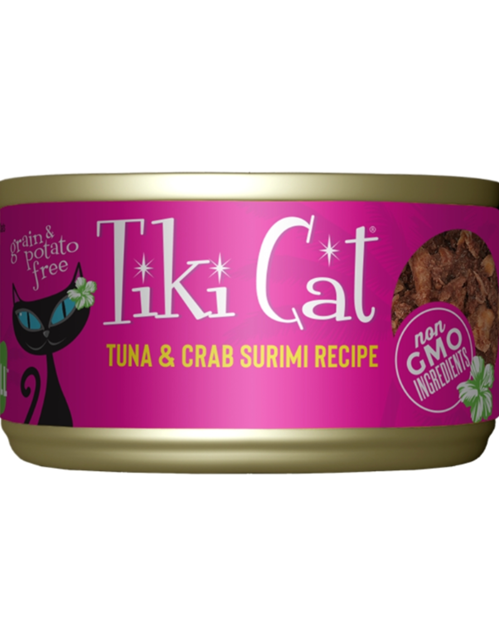 Tiki Cat Tiki Cat Lanai Luau Tuna & Crab Surimi Wet Cat Food 2.8 oz Cans Case of 12