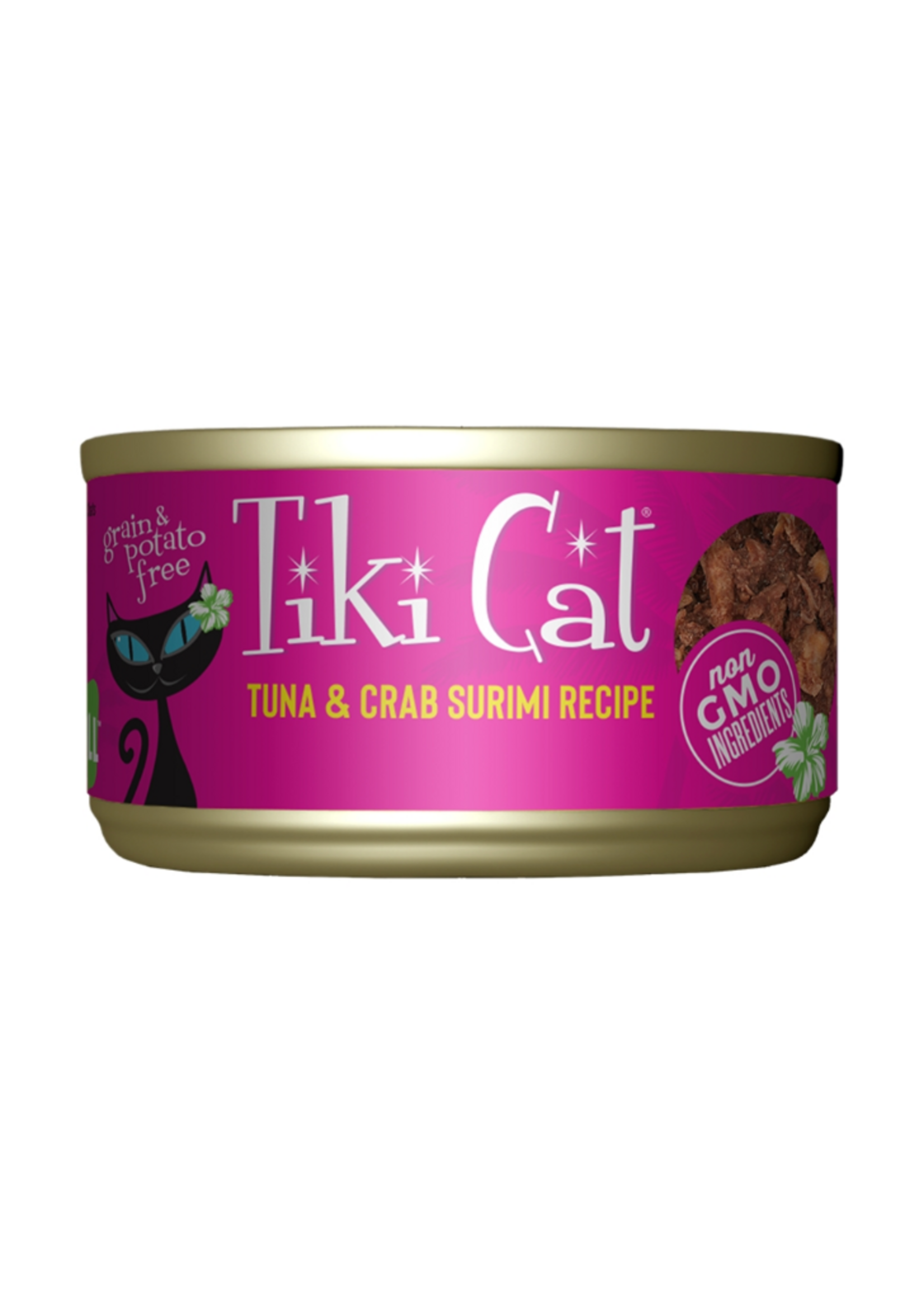 Tiki Cat Tiki Cat Lanai Luau Tuna & Crab Surimi Wet Cat Food 2.8 oz Cans Case of 12
