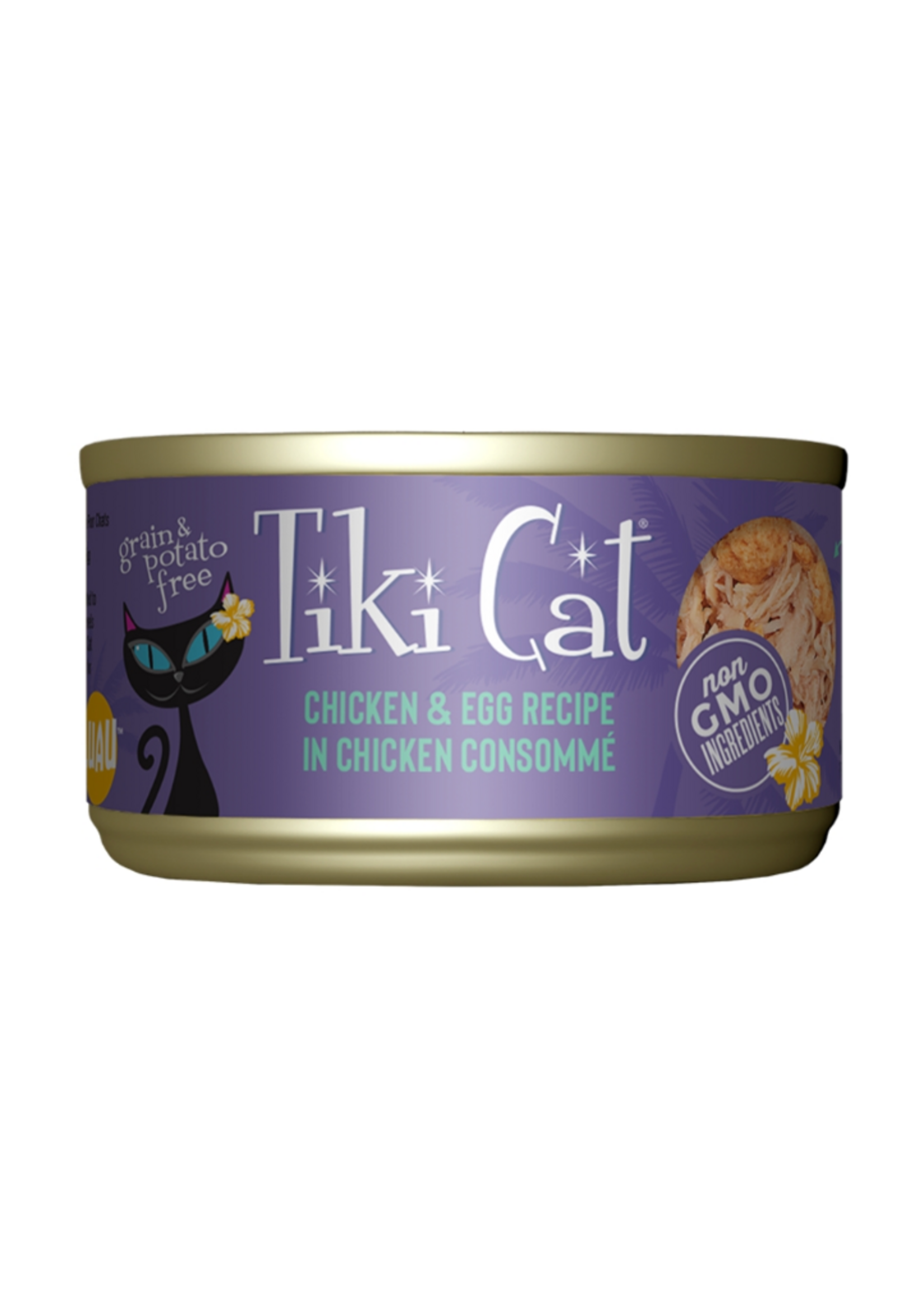 Tiki Cat Tiki Cat Koolina Luau Chicken & Egg Wet Cat Food 2.8 oz. Cans Case of 12