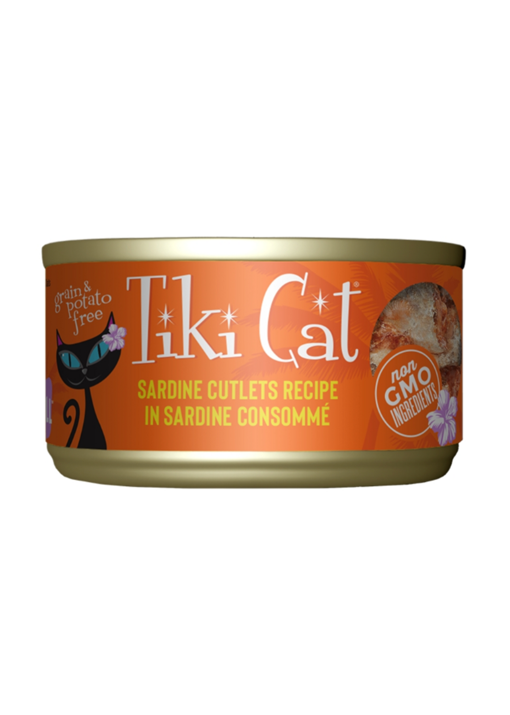Tiki Cat Tiki Cat Tahitian Grill Sardine Wet Cat Food 2.8 oz. Cans Case of 12