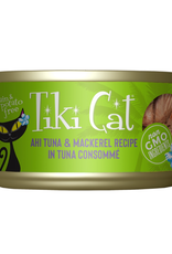 TIKI TIKI CAT LUAU AHI TUNA & MACKEREL CAN 2.8OZ CASE OF 12