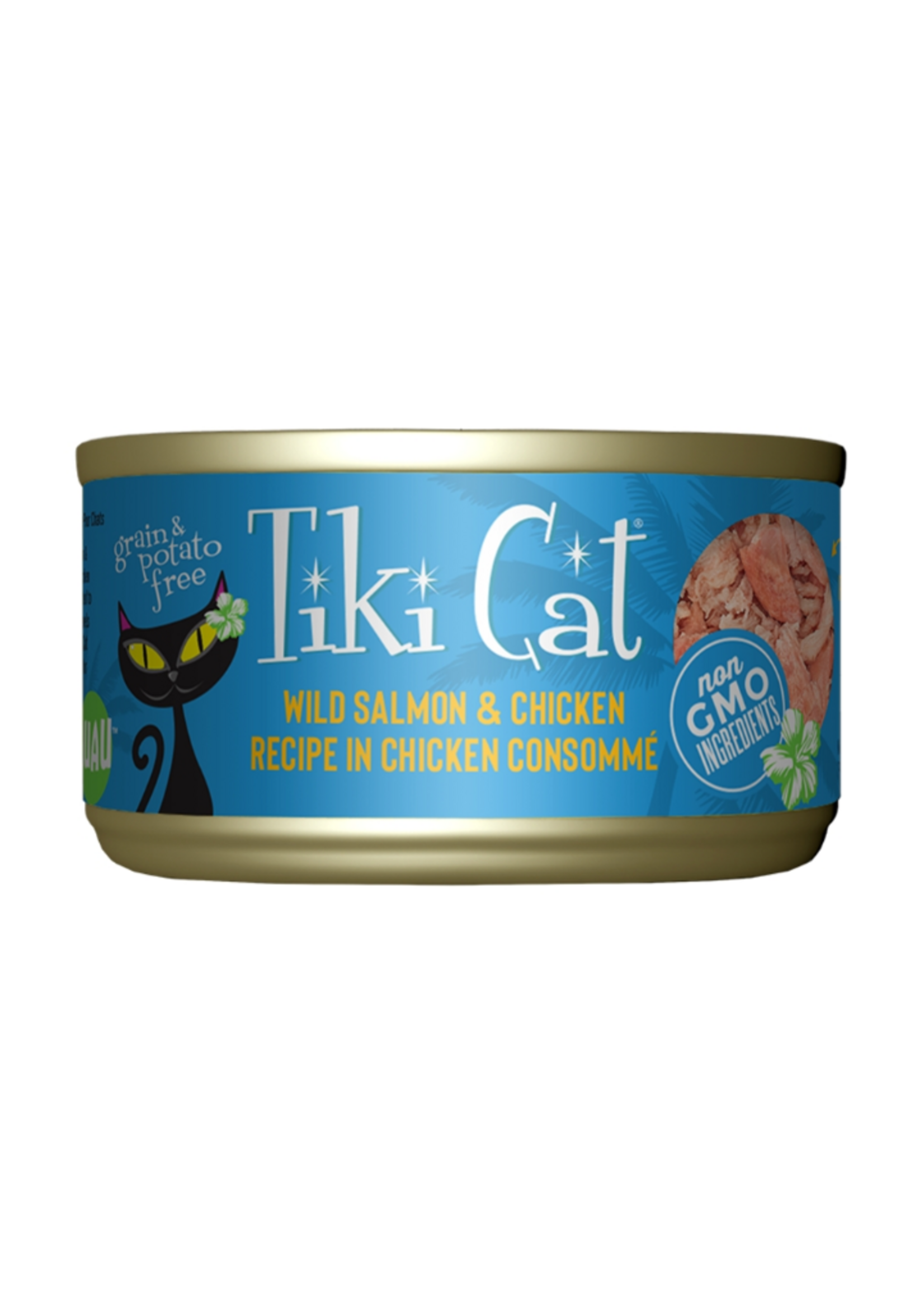 Tiki Cat Tiki Cat Napili Luau Salmon & Chicken Wet Cat Food  2.8 oz. Cans Case of 12