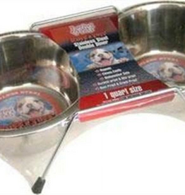 Loving Pets Loving Pets Double Diner Dog Bowl 1/2-Pint