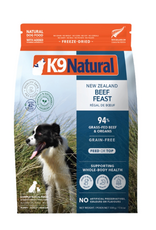 K9 Natural K9 NATURAL DOG FREEZE-DRIED GRAIN FREE NEW ZEALAND BEEF FEAST 17.6OZ