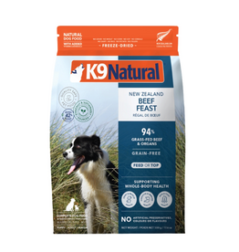 K9 Natural K9 NATURAL DOG FREEZE-DRIED GRAIN FREE NEW ZEALAND BEEF FEAST 17.6OZ