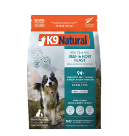 K9 Natural K9 NATURAL DOG FREEZE-DRIED GRAIN FREE NEW ZEALAND HOKI & BEEF FEAST 17.6OZ