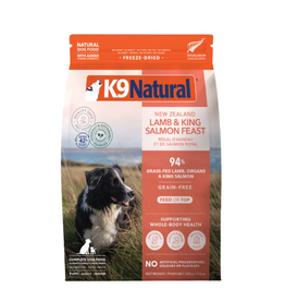 K9 Natural K9 NATURAL DOG FREEZE-DRIED GRAIN FREE NEW ZEALAND LAMB & SALMON FEAST 17.6OZ