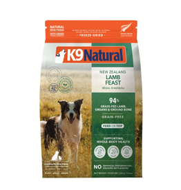 K9 Natural K9 NATURAL DOG FREEZE-DRIED GRAIN FREE NEW ZEALAND LAMB FEAST 17.6OZ