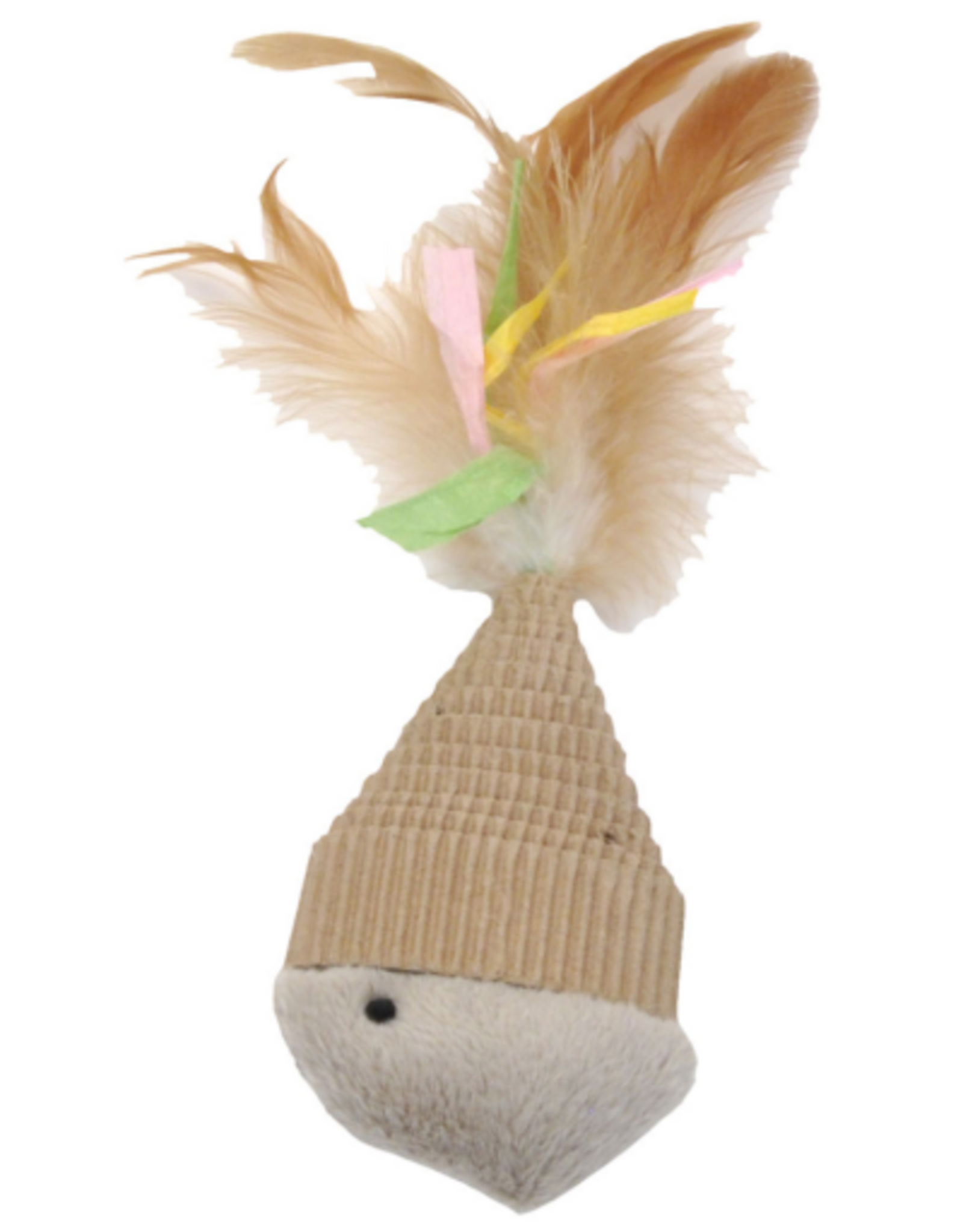 Coastal Pet Products Coastal® Turbo® Corrugated Fish Cat Toy 7 Inch