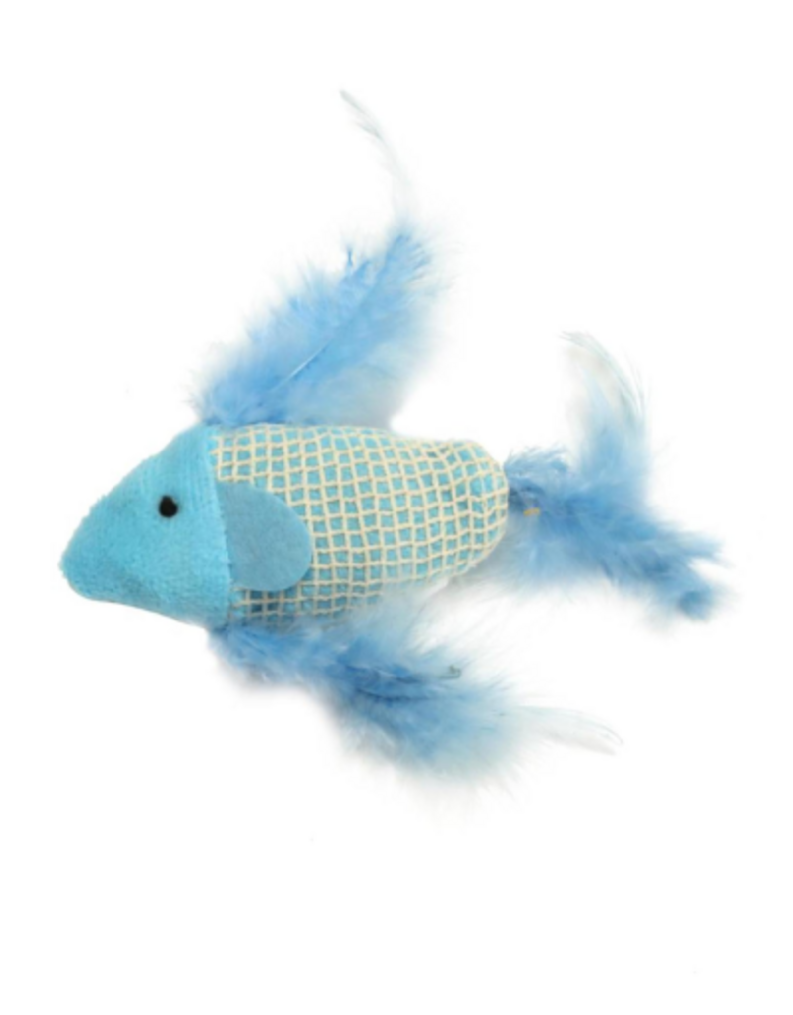 Coastal Pet Products Coastal® Turbo® Random Fun Cat Toy-Feather Fish - 5.25
