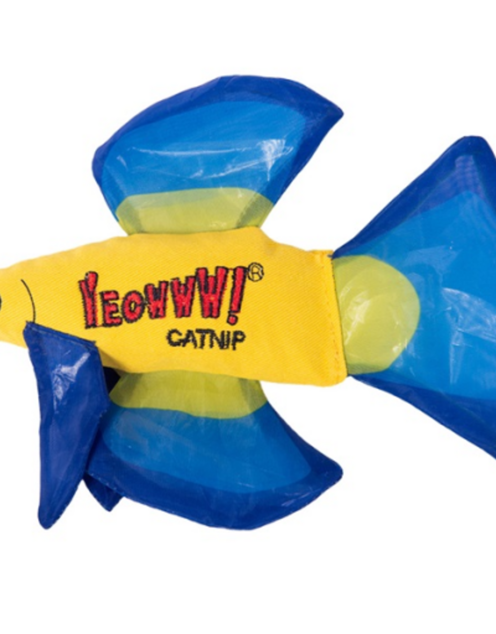 Yeowww! Yeowww! C Betta Fish Toy, Blue