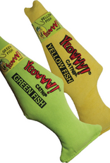 Yeowww! Yeowww! Fish Catnip Toy Green Color 7 Inch