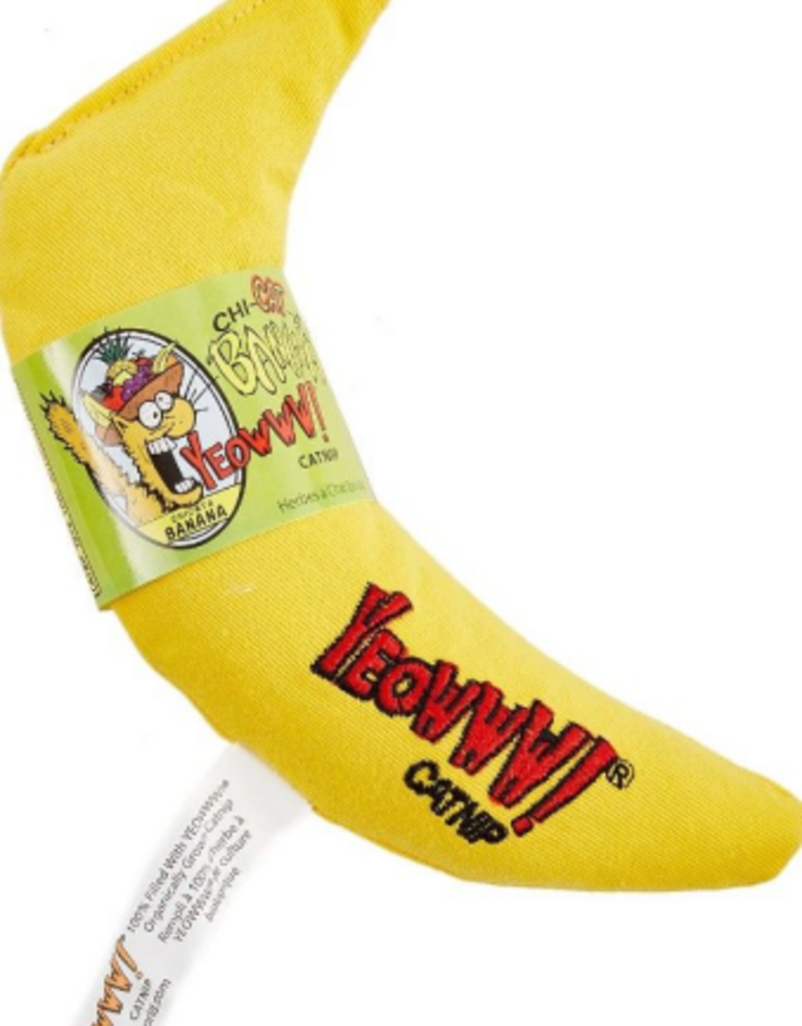 Yeowww! Yeowww! Banana Catnip Cat Toy