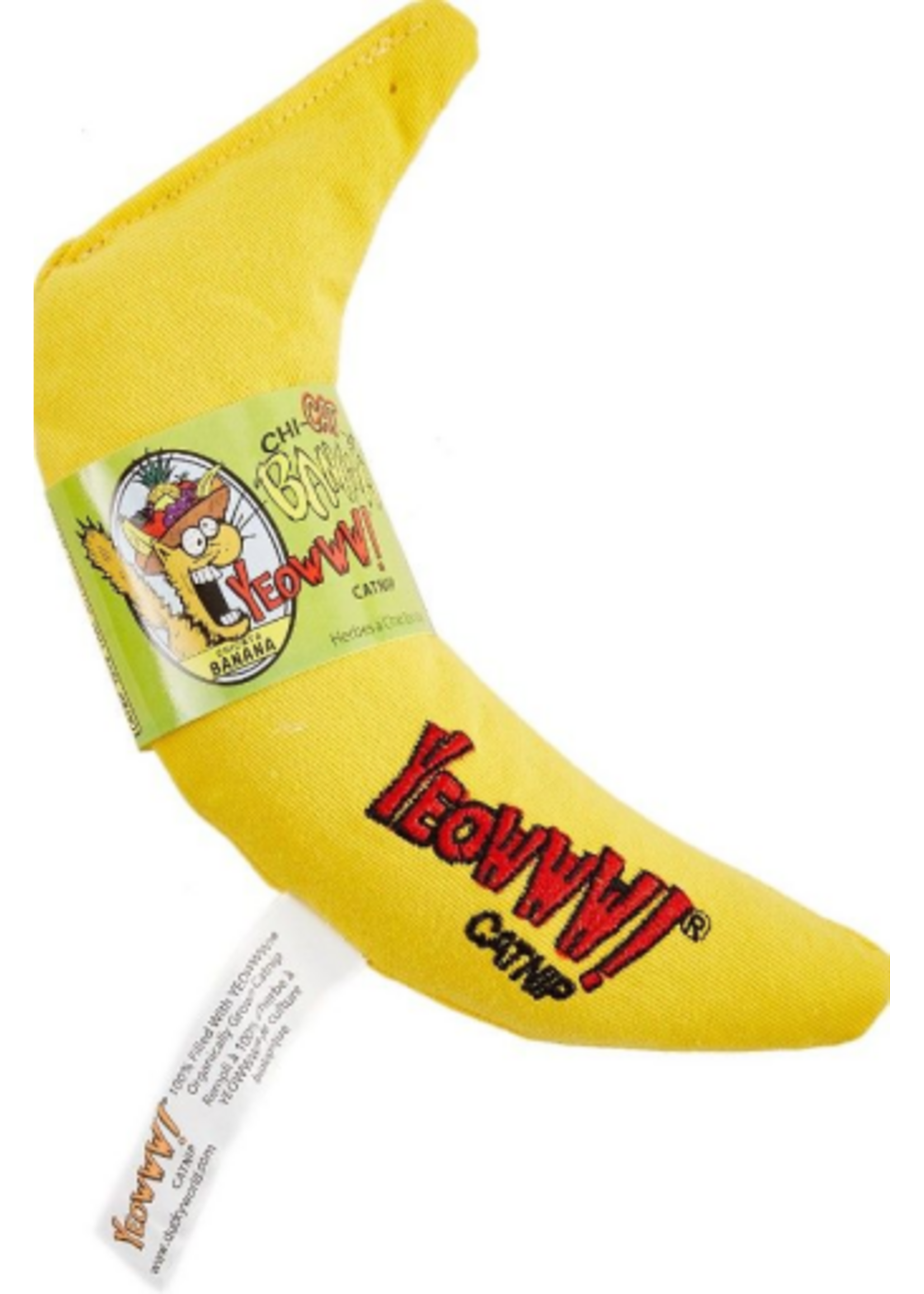 Yeowww! Yeowww! Banana Catnip Cat Toy
