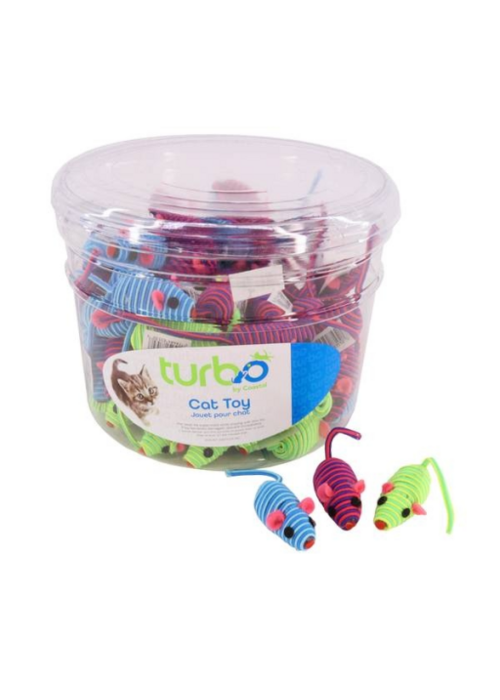 Coastal Pet Products TURBO STRING MICE 5"