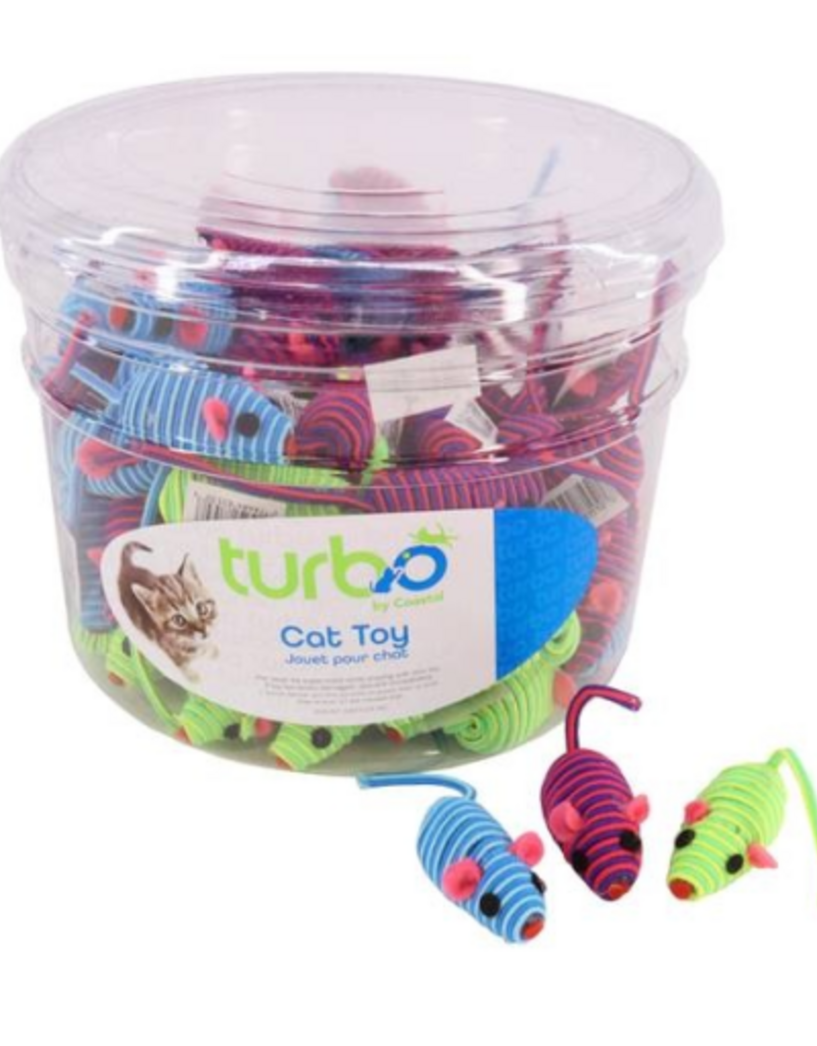 Coastal Pet Products TURBO STRING MICE 5"