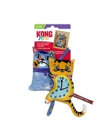 KONG KONG Artz Cats - Crackling Cat Toys with Catnip, Ribbon and Tail (Dali/Van Gogh)