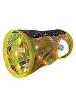 KONG KONG Play Spaces Rave Cave - Motion Activated Tunnel with Music/Lights - for Cats