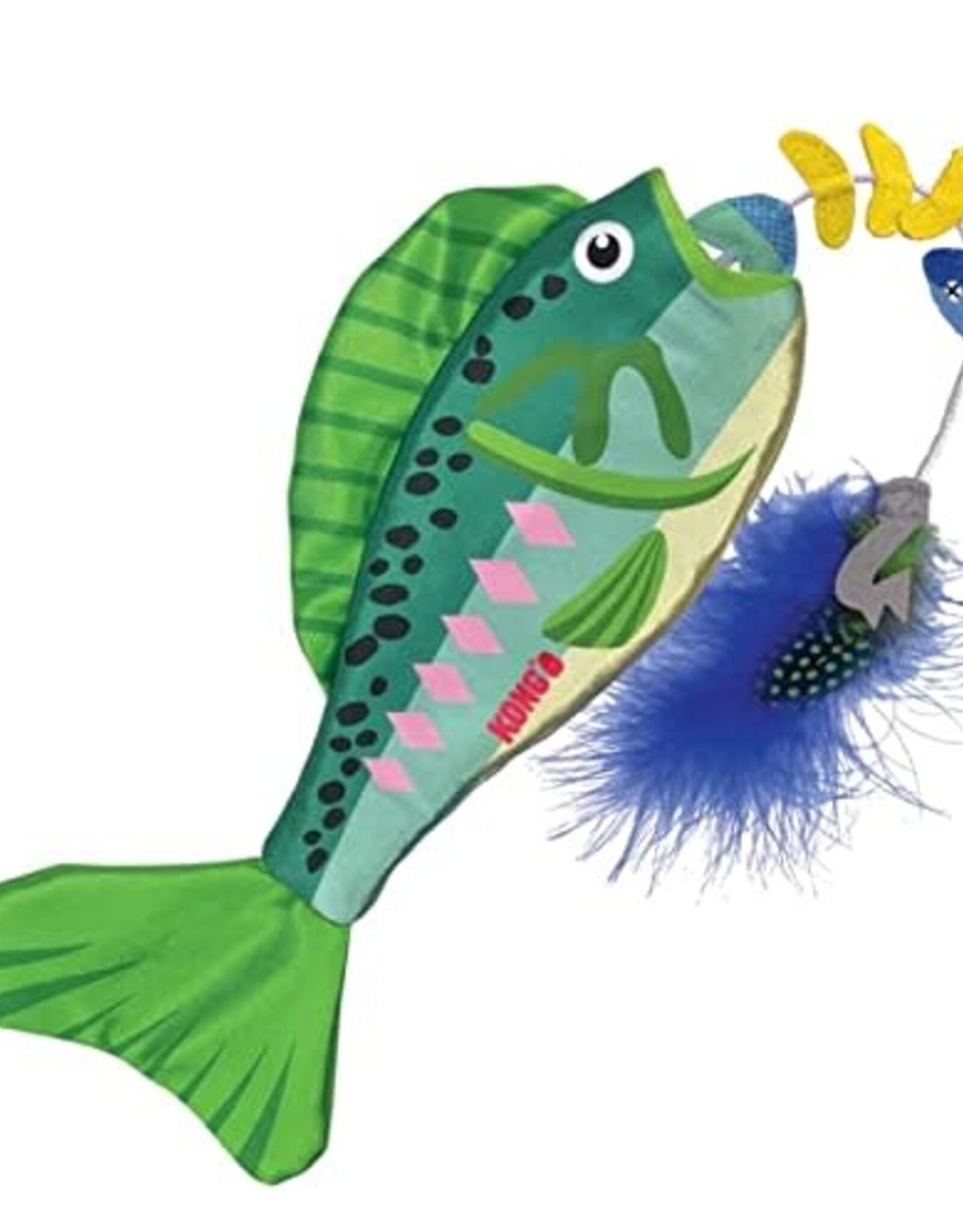 KONG KONG Wrangler Angler Fish Assorted Cat Toy