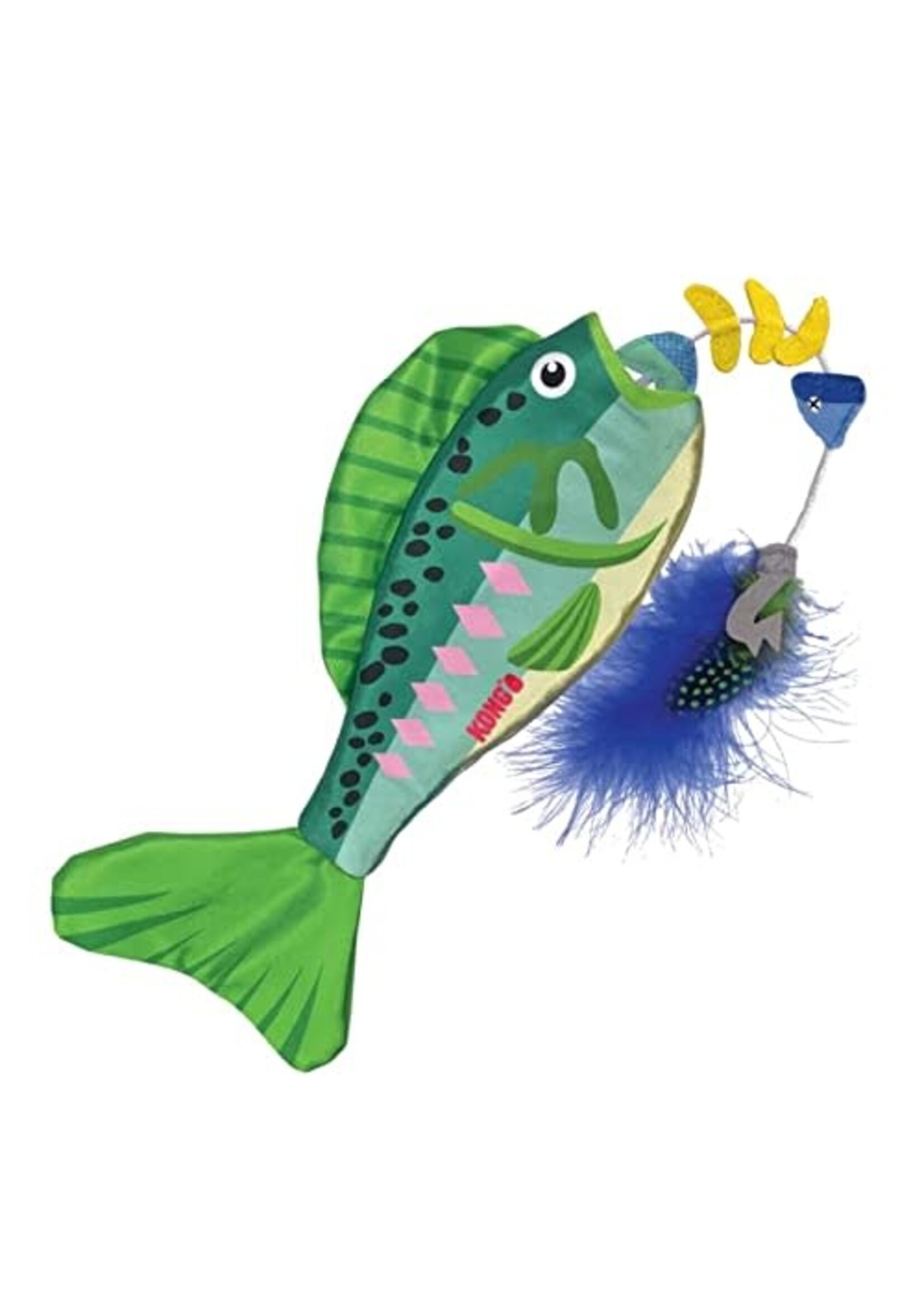 KONG KONG Wrangler Angler Fish Assorted Cat Toy