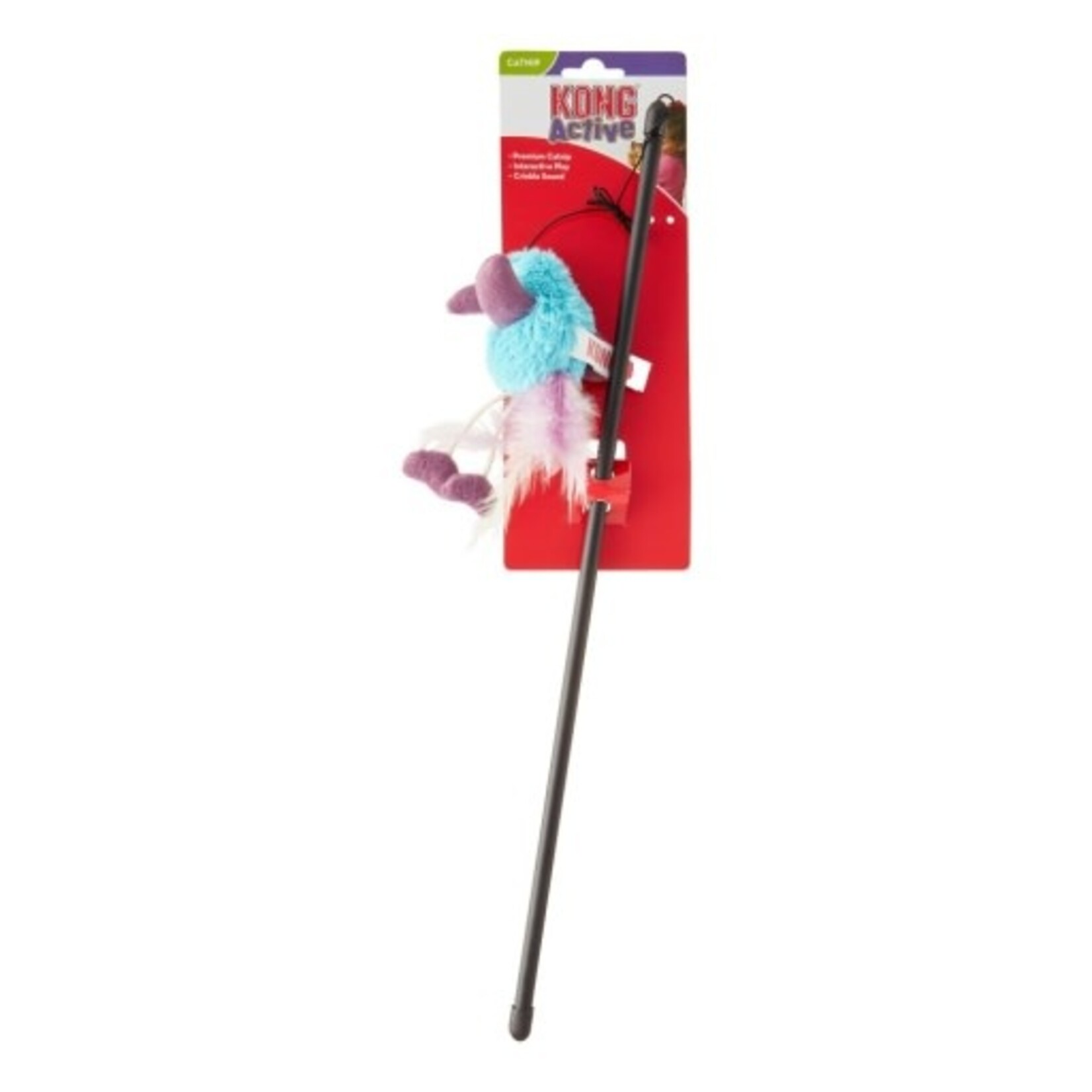KONG KONG Active Feather Teaser Cat Toy - Assorted